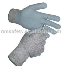 Nmsafety Glasfaser und nylonbeschichteter Schaum Nitril Schnitt ortsfeste Handschuhe
